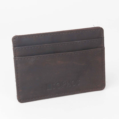 Blue Harris Tweed Card Holder