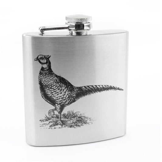 Pheasant 6oz Hip Flask