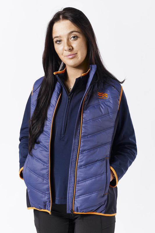 Firefoot GIlet Navy/Orange