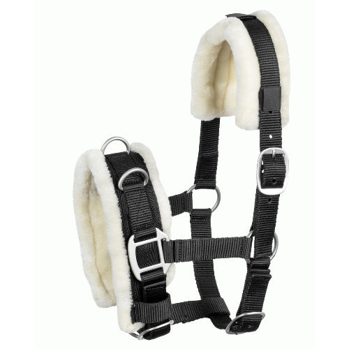 Faux Fur Lunge Cavesson - Cob/Full