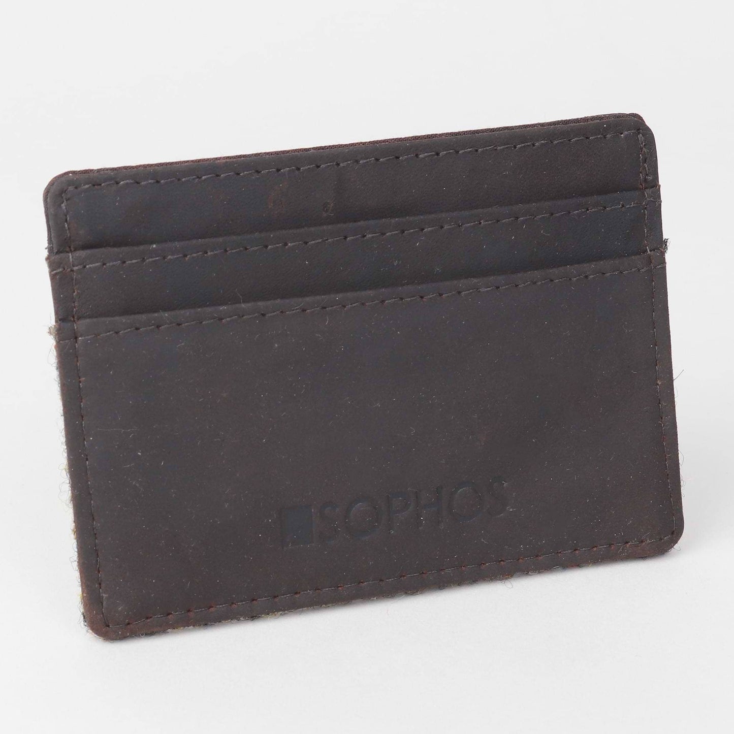 Brown Harris Tweed Card Holder