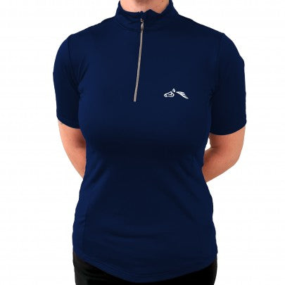 GALLOP Short Sleeve Zipped Neck Base-Layer