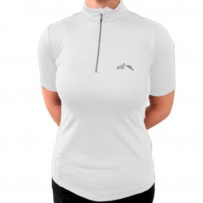 GALLOP Short Sleeve Zipped Neck Base-Layer