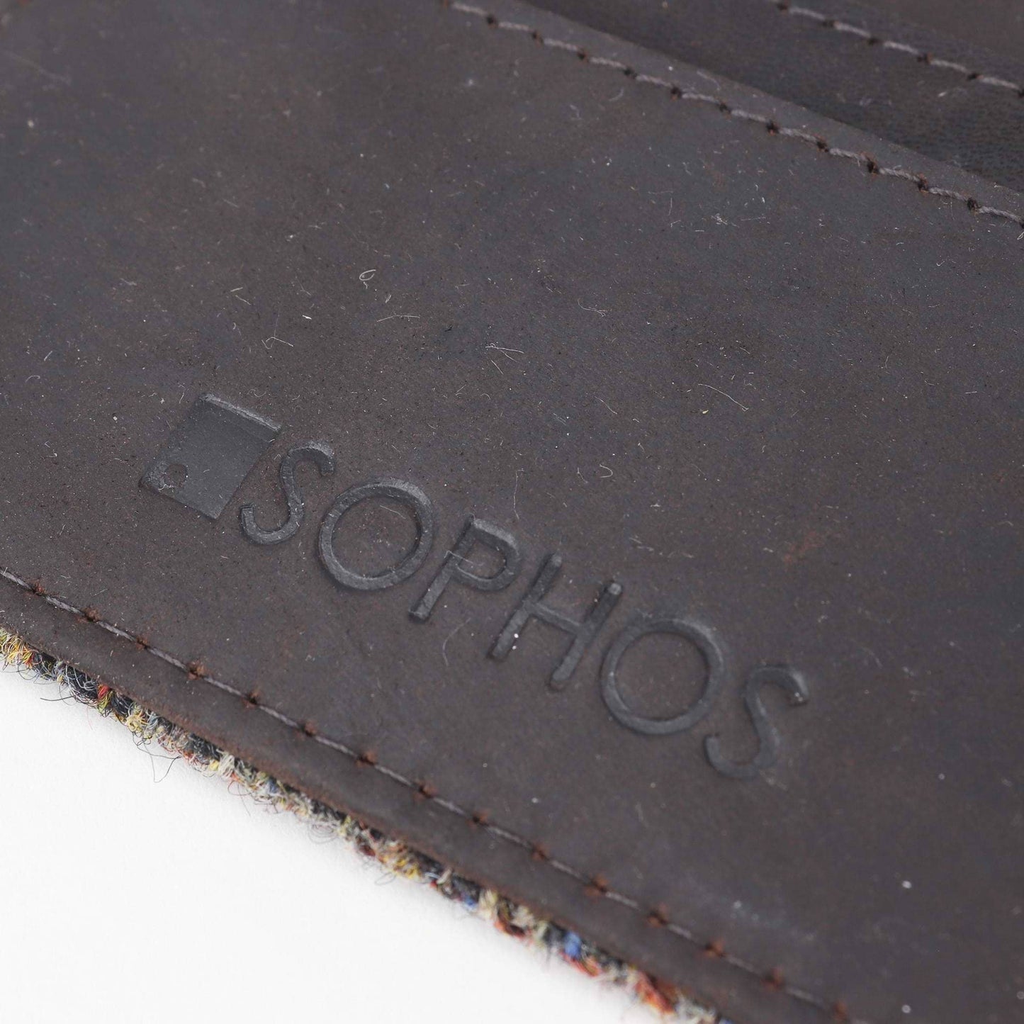 Brown Harris Tweed Card Holder