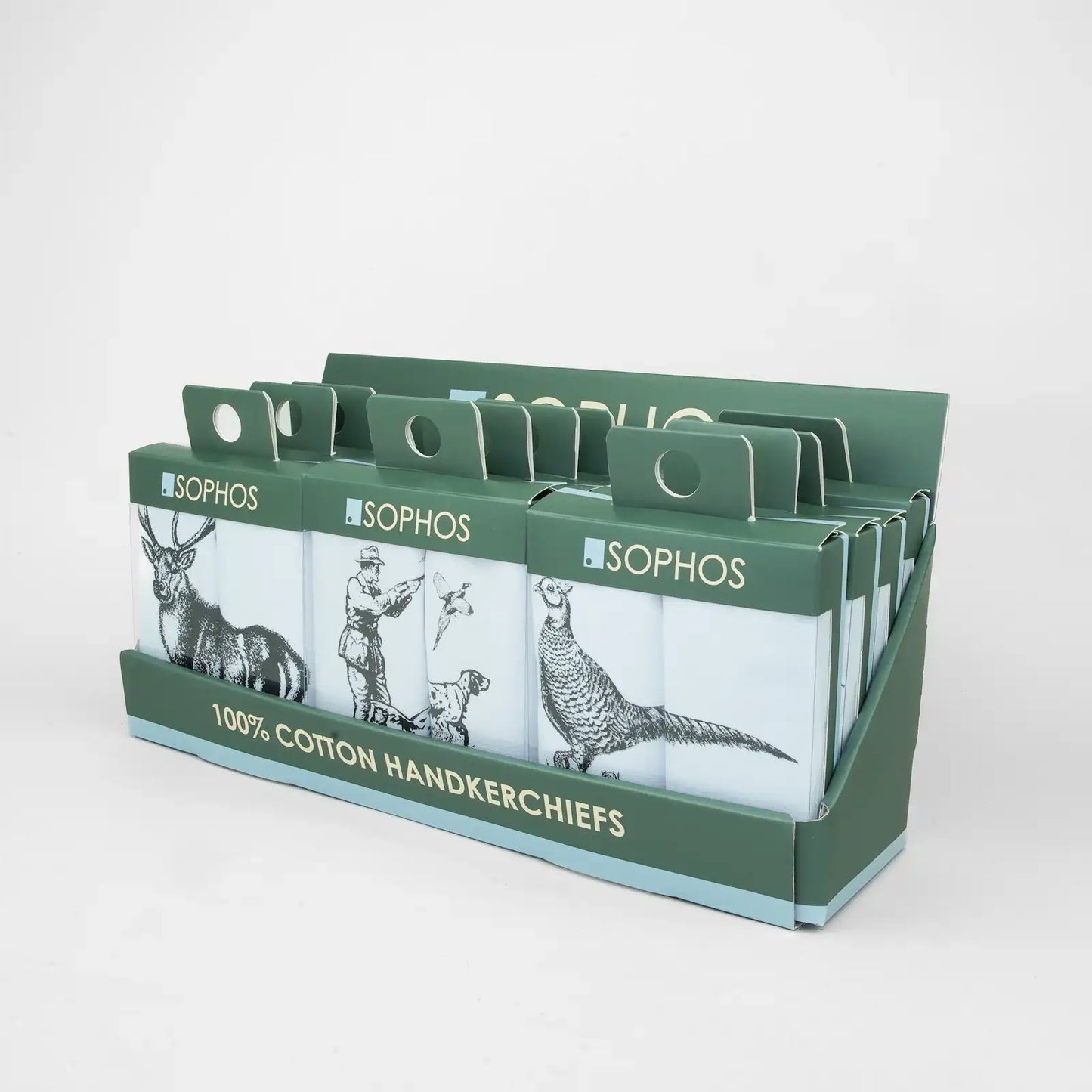 12 Pack Animal Handkerchief Dispenser
