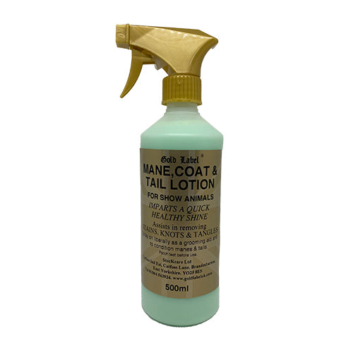 Gold Label Mane, Tail & Coat Lotion 500ml Spray