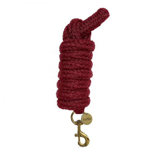 Kieffer Satin Shine Leadrope - Burgandy